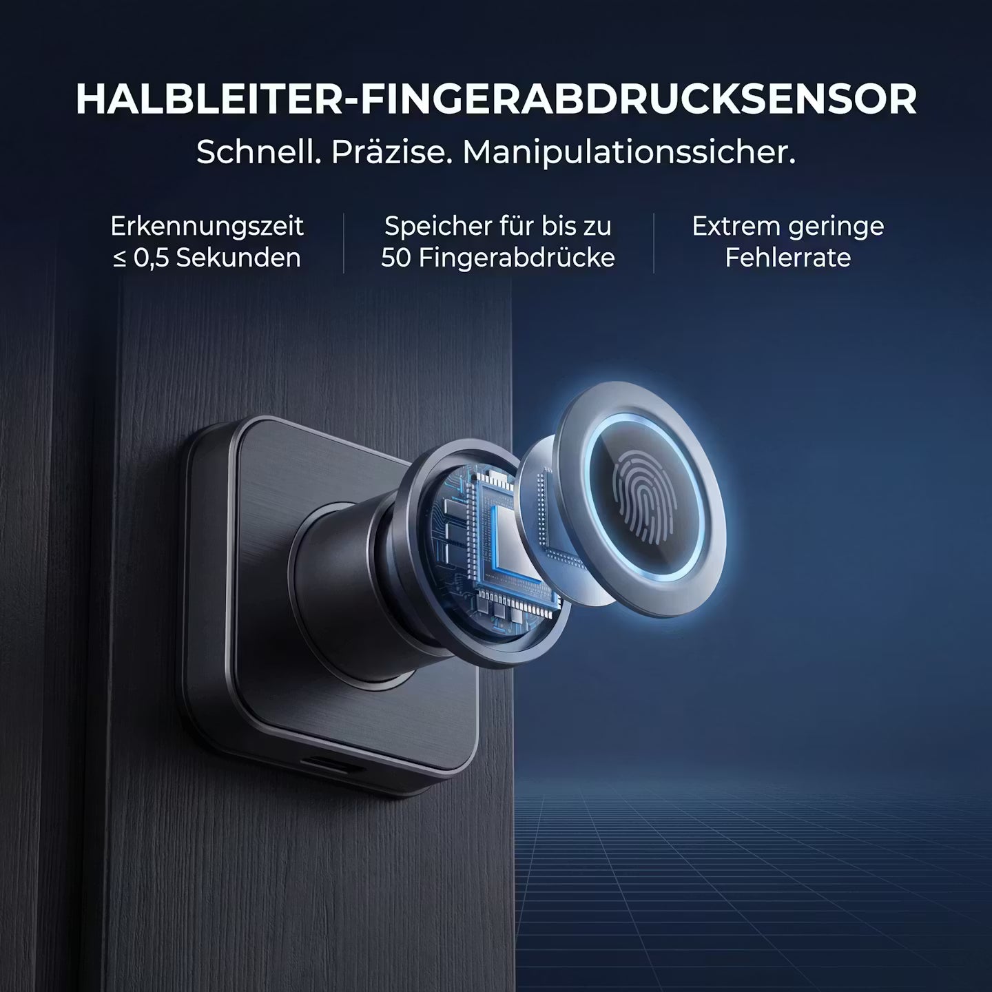 Smart Fingerprint Türschloss