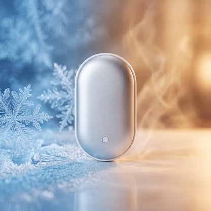 Doppelseitiger Handwärmer mit 3 Temperaturstufen