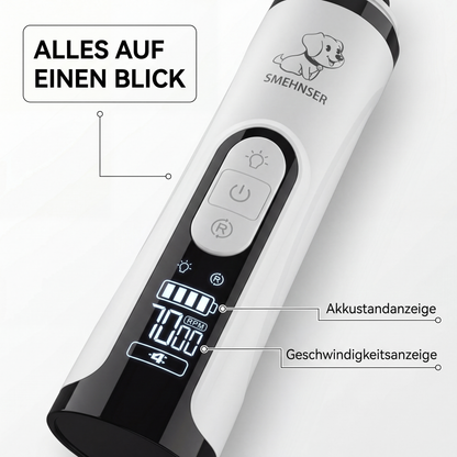 Elektrischer Krallenschleifer mit LED-Licht für Hunde & Katzen