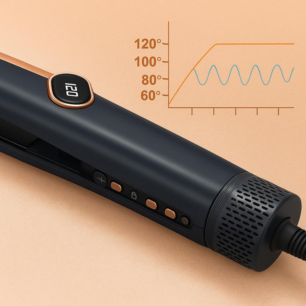 ECHOORIA  2-in-1 Föhn & Glätteisen