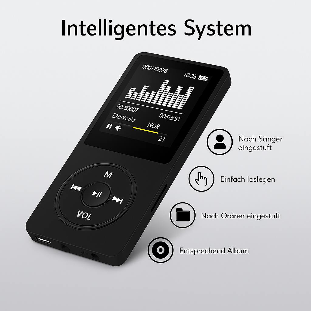 ECHOORIA™ MP3-Musikplayer