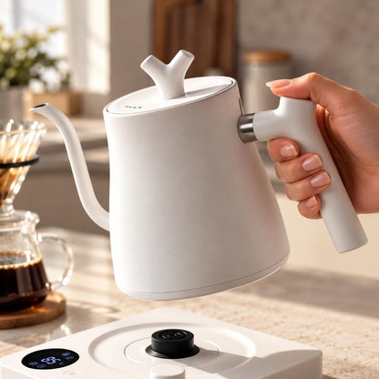 Elektrischer Gooseneck-Wasserkocher mit Temperaturregelung